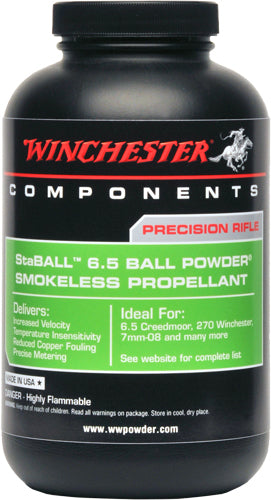 WINCHESTER POWDER STABALL 6.5 1LB CAN 10CAN/CS