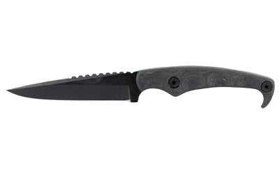 Stroup MK2 Fixed Blade Knife, 4" Clip Point, 1095 Steel, 8" OAL, Cerakote Black, G10, MK2-B-G10-BLKCER