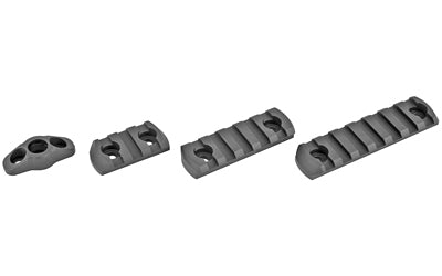 San Tan Tactical STT-MLOK-KIT M-LOK Picatinny Rail Set (3, 5, 7 Slot) with QD Mount, Black