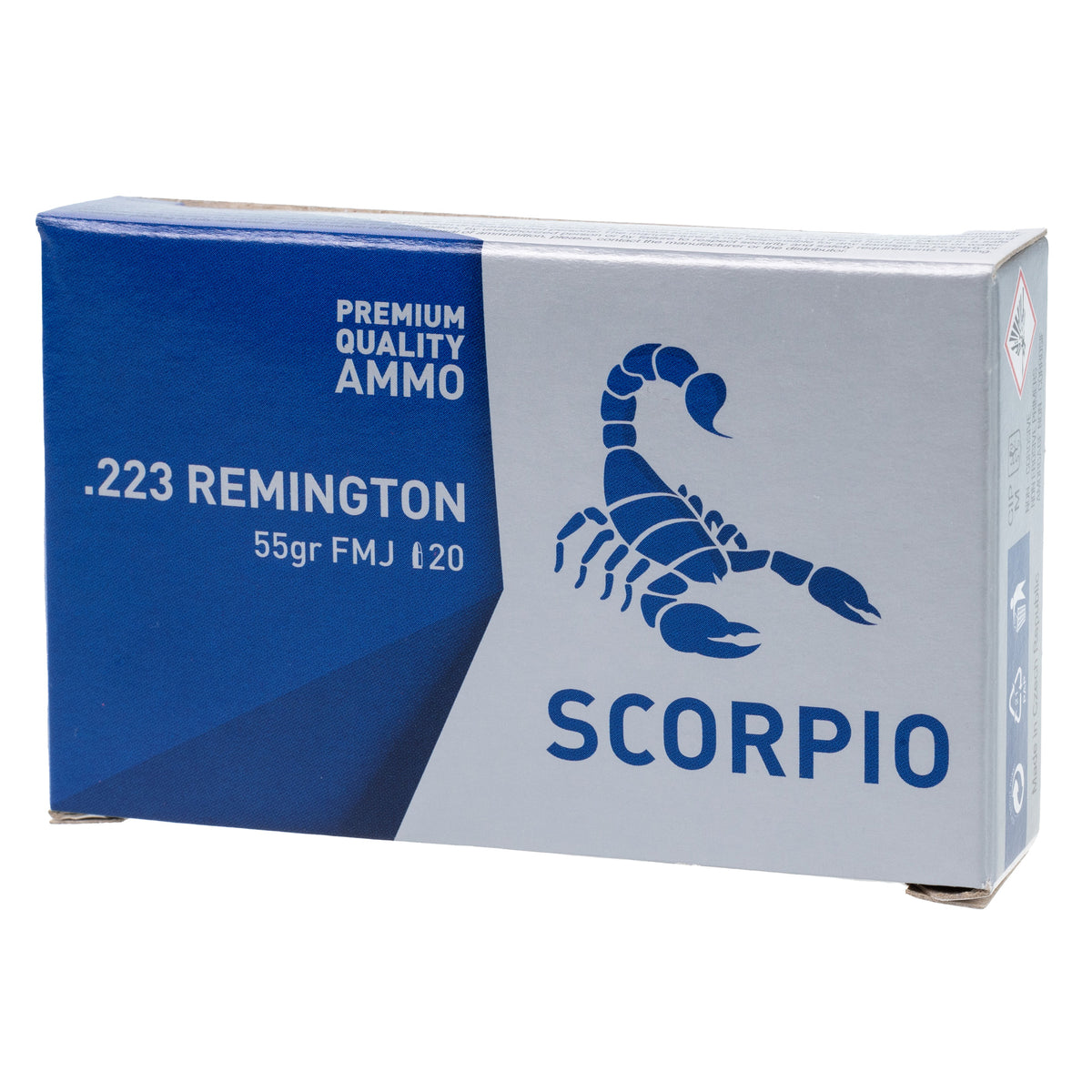 STV .223 Remington S223055F Scorpio Full Metal Jacket FMJ 55 Grain