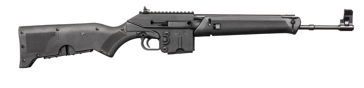 Kel-Tec SU-16B 5.56x45mm NATO Rifle - 16" Barrel, 10+1 Capacity, Black Finish, Fixed Storage Stock