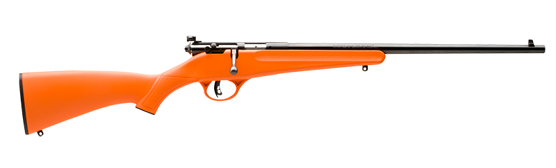 Savage Arms Rascal Youth .22 LR 16.13" Single-Shot Rifle - Orange Synthetic Stock