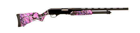 Stevens 320 Field Youth 20 Gauge Pump Shotgun, 22" Vent Rib Barrel, Muddy Girl Stock