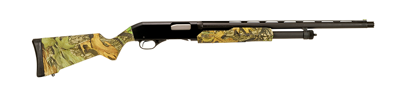 Stevens 320 Field Compact 12 Gauge Pump Shotgun, 22" Vent Rib Barrel, Mossy Oak Obsession