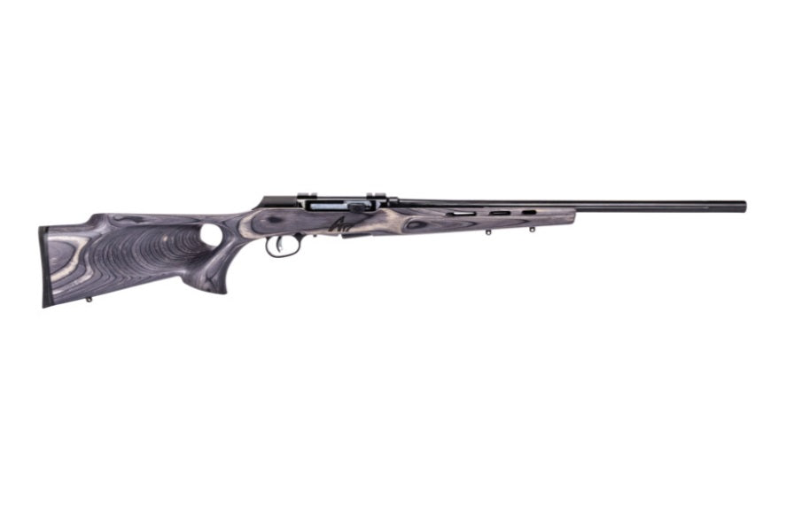 Savage Arms 47005 A17 Target .17 HMR 10+1 Rifle, 22" Heavy Fluted Barrel, Laminate Thumbhole Stock