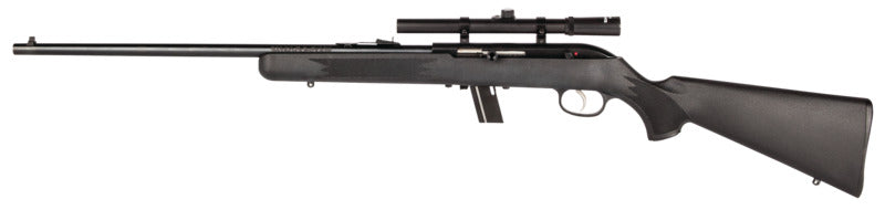 Savage Arms 64 FLXP 22 LR Rifle, 10+1 Capacity, 21" Matte Black Barrel with 4x15mm Scope, Left Hand