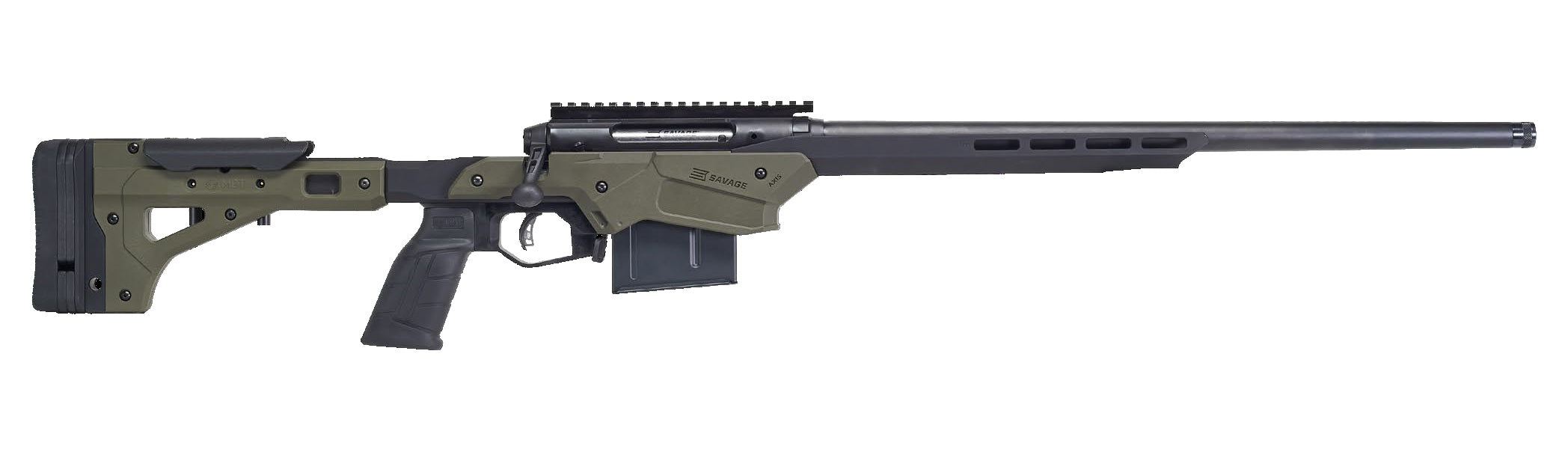 Savage Axis II Precision .223 Rem 22" Rifle - MDT Chassis Black Grip