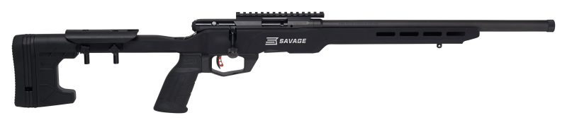Savage Arms B Series Precision Full Size .17 HMR Rifle, 18" Heavy Threaded Barrel, MDT ACC Chassis
