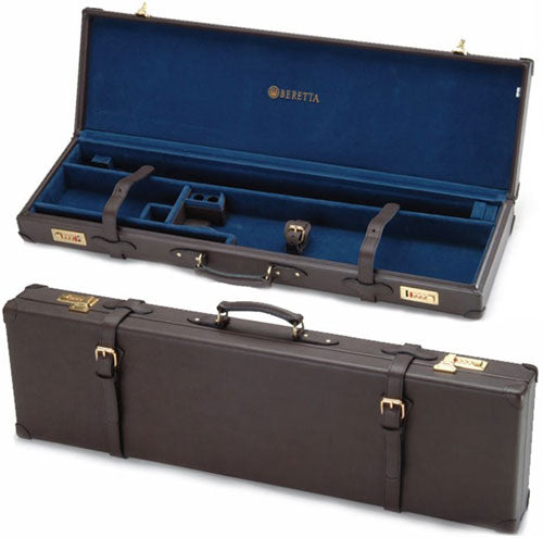 Beretta Over/Under Shotgun Premium Leather Case Brown