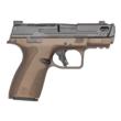 S&W PC Shield-X Carry Comp Midnight Bronze 9mm Luger Pistol, 13/15rd Mags, 3.6" Ported Barrel