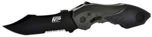 Smith & Wesson M&P 2nd Gen MAGIC Assisted Liner Lock Knife 3.5" Serrated Bowie