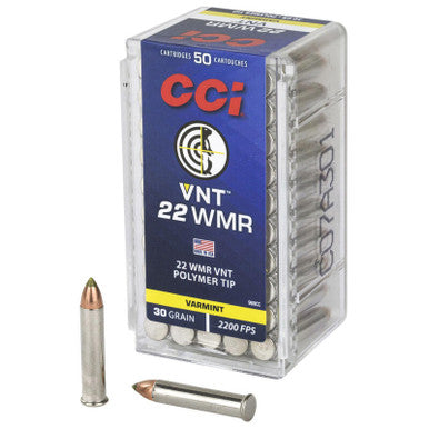 CCI .22 WMR 969CC VNT Varmint Tipped 30 Grain