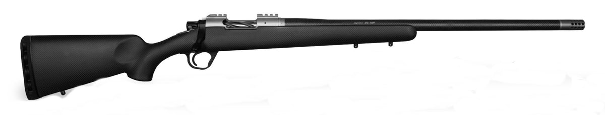 Christensen Arms Summit TI Full Size 6.8 Western Rifle, 24" Natural Titanium Steel Threaded Barrel, Carbon Fiber Fixed Sporter Stock