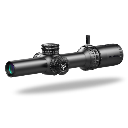 Swampfox Optics Arrowhead 1-8x24mm Guerrilla Dot MOA Red Illuminated Reticle Rifle Scope