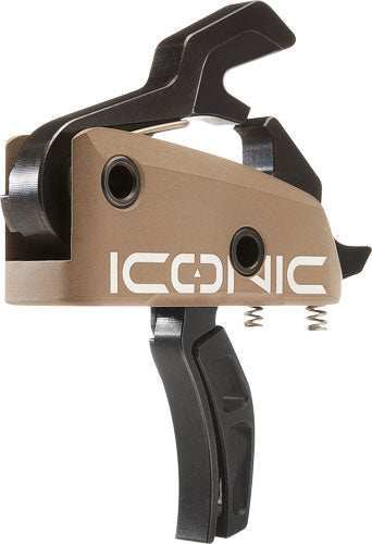 RISE Iconic 2-Stage AR-15 Trigger FDE 1-2 lb with Pins