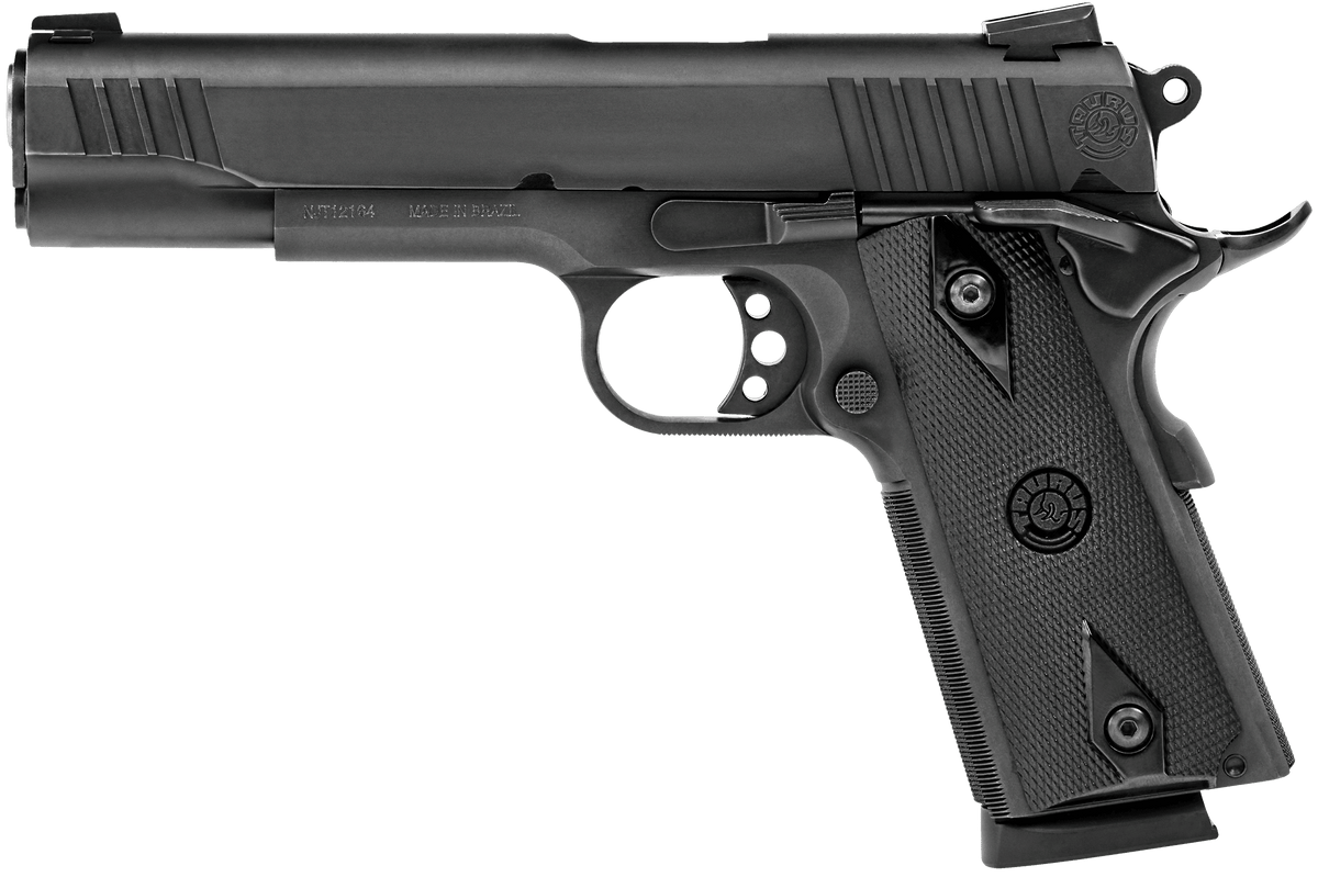 Taurus 1911 9mm Luger Pistol 9+1 5" Barrel - Matte Black Finish, Checkered Polymer Grip, Includes Magazine