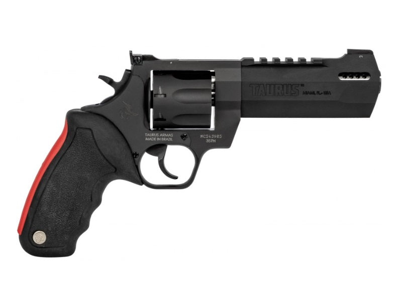 Taurus Raging Hunter .357 Mag 7rd 5.12" Revolver - Matte Black Oxide, Red Cushion Grip