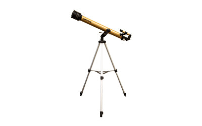 Tasco Luminova 60X800mm Gold Refractor Telescope with Adjustable Aluminum Tripod and Accessories 40060660