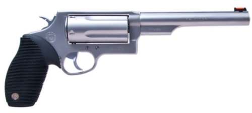 Taurus Judge Magnum Compact Frame .45 Colt/.410 Gauge Revolver - 5rd, 6.5" Barrel, Matte Stainless Finish