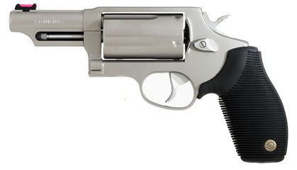 Taurus Judge Compact .45 Colt/.410 Bore 5-Shot 3" Stainless Revolver with Rubber Grip