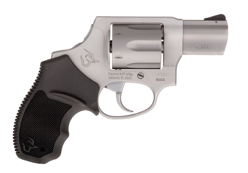 Taurus 856 Small Frame .38 Special +P 6-Shot 2" Revolver - Matte Stainless, Concealed Hammer
