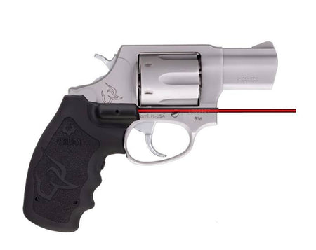 Taurus 2-856029ULVL 856 Ultra-Lite 38 Special +P Caliber with 2" Barrel, 6rd Capacity Cylinder, Overall Matte Finish Stainless Steel Frame & Finger Grooved Black Rubber Grip Includes Viridian Laser