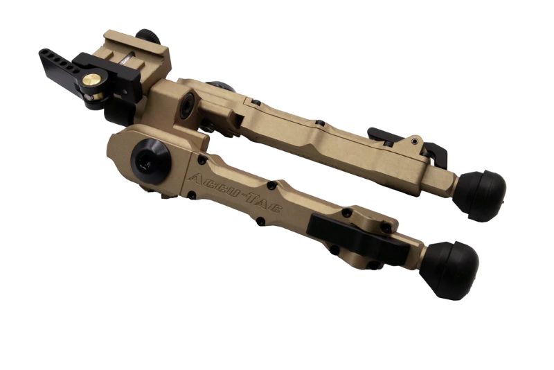 Accu-Tac Bipod BR4 Gen 2 ARCA Rail Bolt Rifle - Tan Finish