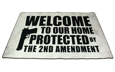 TekMat 2nd Amendment Themed Door Mat, 25 x 42 Inch, Black