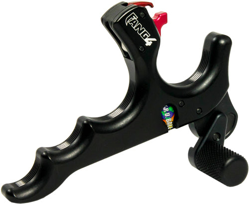 T.R.U. Ball Fang 4 4-Finger Thumb Bow Release Hand Held Black