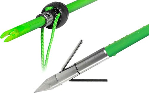 TRUGLO Speed Shot Bowfishing Arrow Lunker Tip and Slide Combo