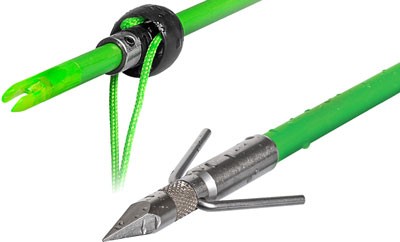 TRUGLO Speed Shot Bowfishing Arrow Standard Tip and Slide Combo