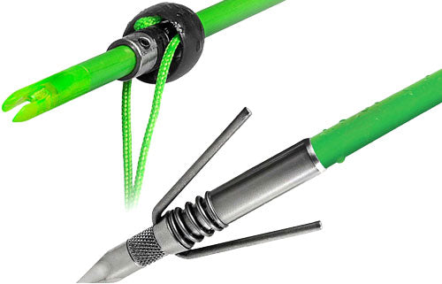 TRUGLO Speed Shot Bowfishing Arrow Spring Fisher Tip and Slide Combo