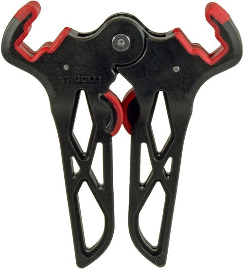 TRUGLO BOW-JACK Mini Bow Stand 5.8 Inch Black and Red