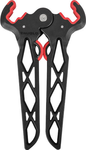 TRUGLO BOW-JACK 7.25 Inch Bow Stand Black and Red
