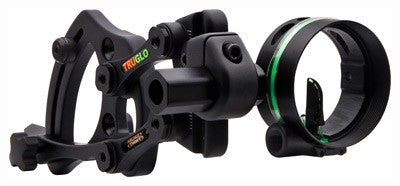 TruGlo Range Rover Single Pin Archery Bow Sight .019 Black
