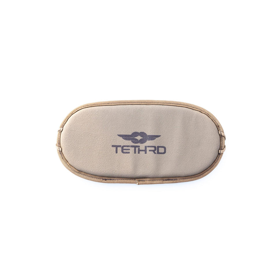 Tethrd Knushion Knee Pad Cushion for Saddle Hunters - Tan
