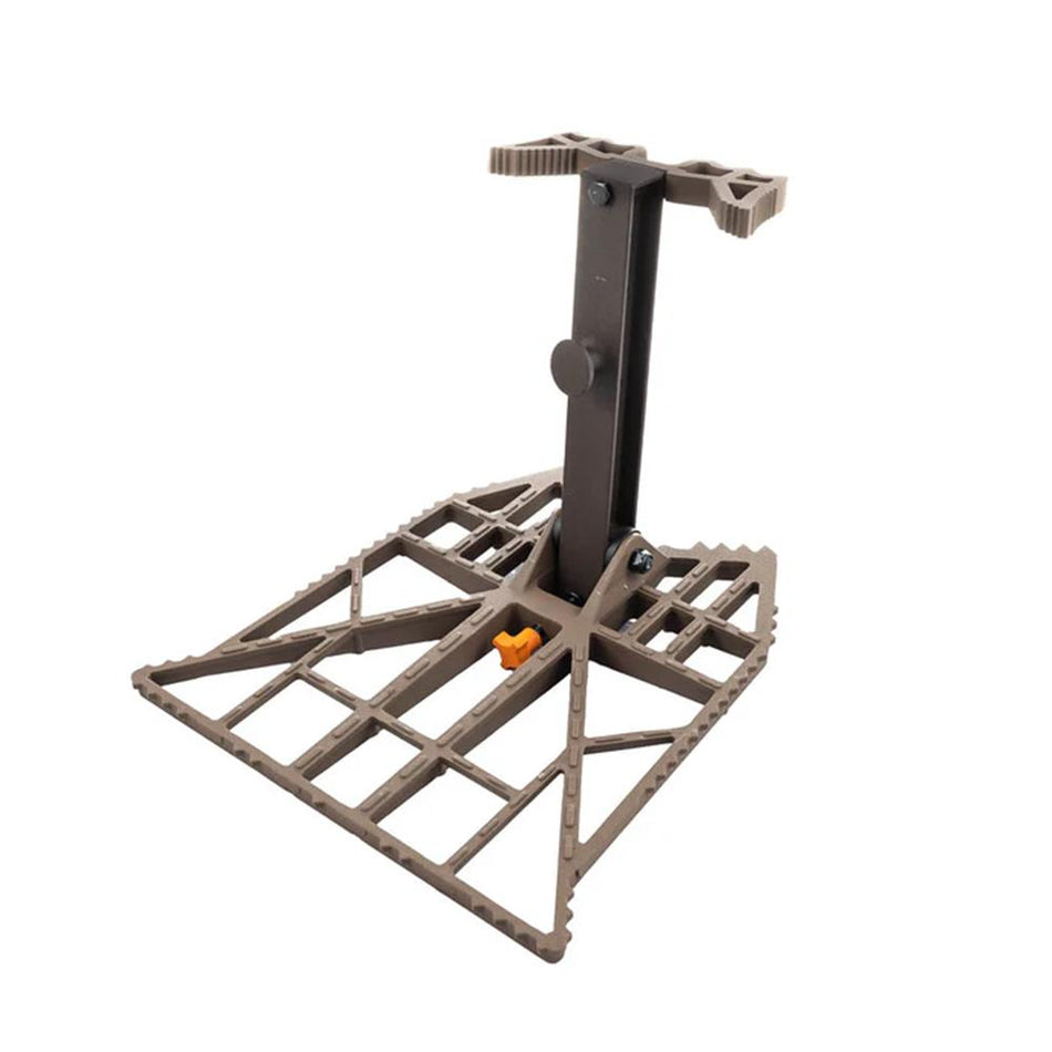 Tethrd Workhorse XL Saddle Hunting Tree Stand Platform with Toe Wings