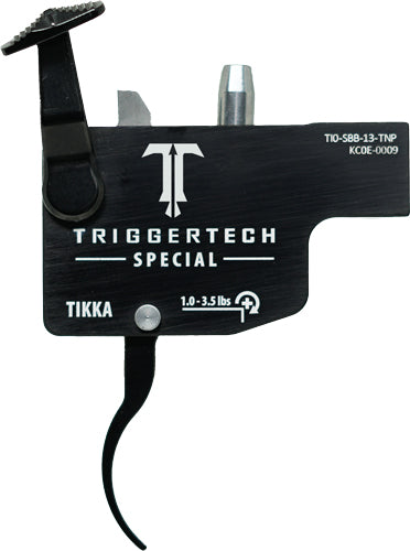 TRIGGERTECH TIKKA SINGLE STAGE BLACK SPECIAL CURVED