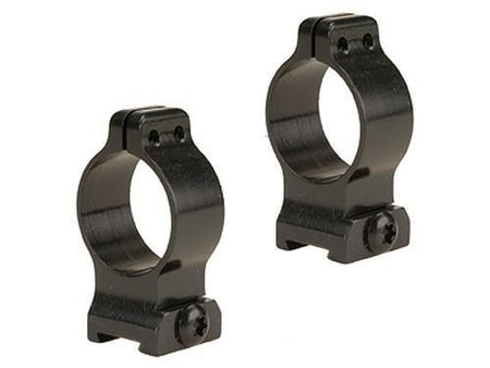 Talley 30mm High Black Satin Screw-Lock Detachable Scope Rings