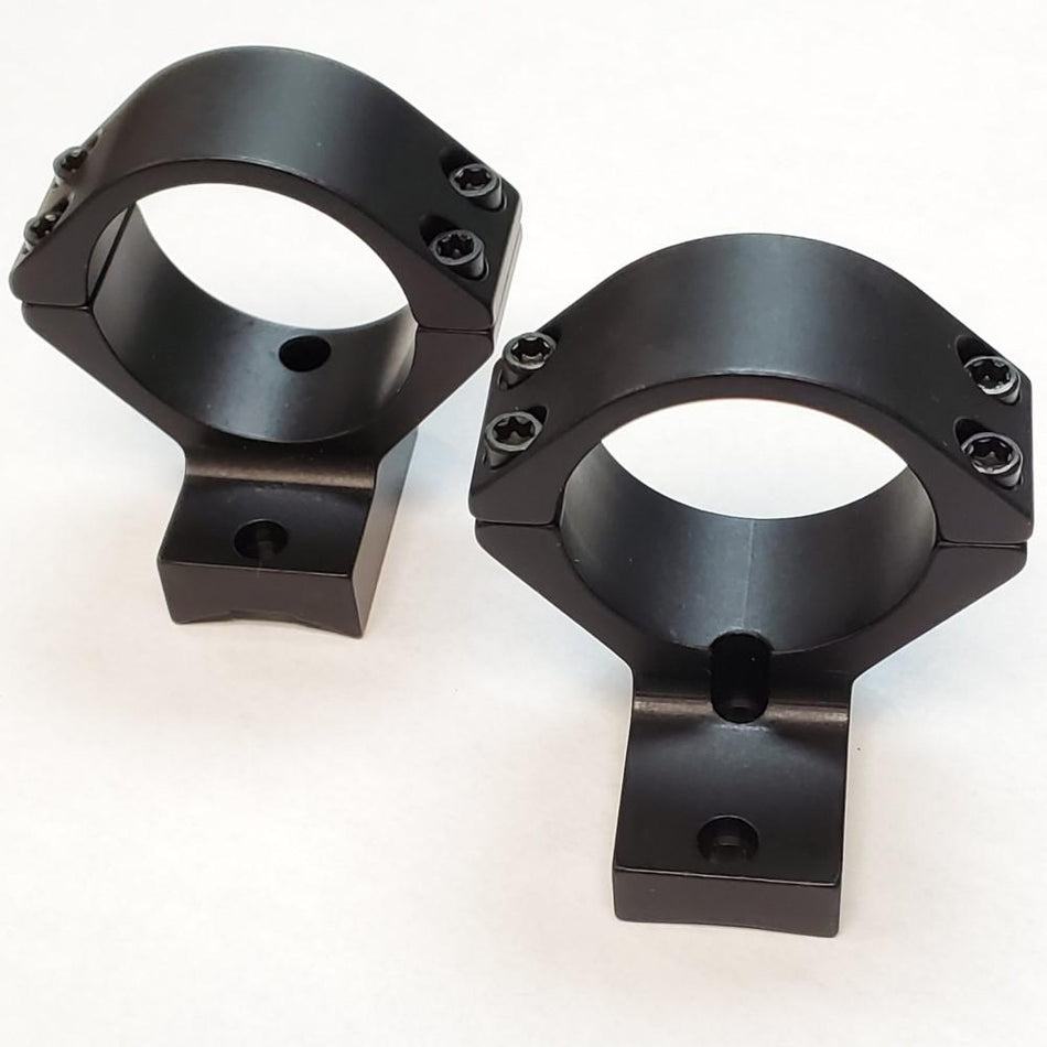 Talley 30mm High Extended Scope Ring and Base Mounts for CZ 600 - Black - 2 Pack