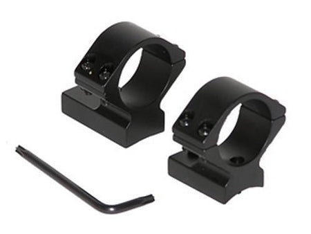 Talley 1-Inch Low Scope Mounts for Weatherby Accumark/Mark V 9 Lug - Black Anodized