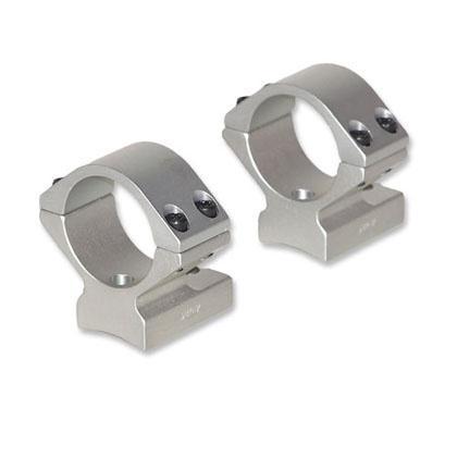 Talley Silver 1" Low Lightweight Alloy Mount Combo Savage Accutrigger Stevens 200 Stiller Predator