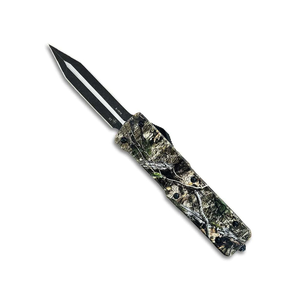 Templar Knife Premium Large Weighted D2 Dagger 3-1/2" Blade Mossy Oak Country DNA