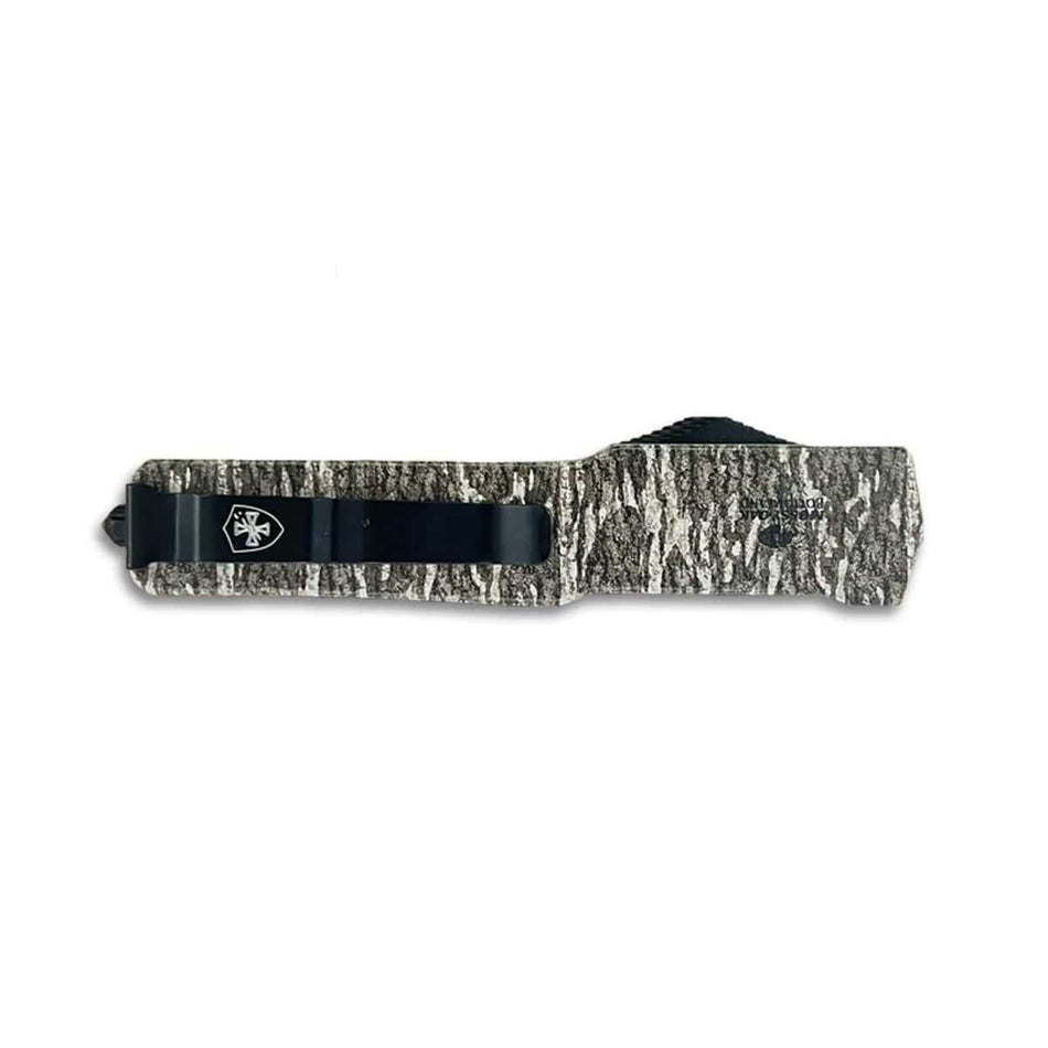 Templar Knife Premium Weighted Small Knife D2 Tanto 3-Inch Blade Mossy Oak Bottomland