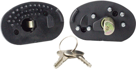 Regal Trigger Guard Gun Lock with Rubber Pads - CA Approved, 1-Pack, 2 Keys