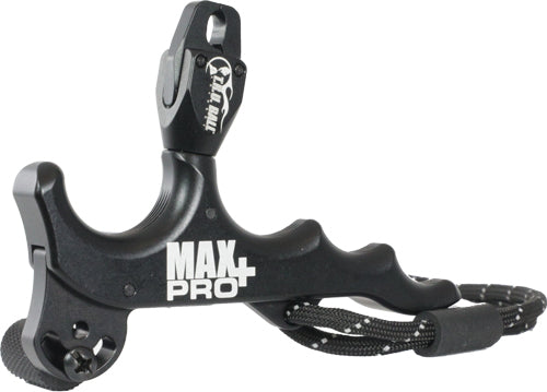 T.R.U. Ball Max Pro+ 4-Finger Thumb Bow Release Hand Held Black