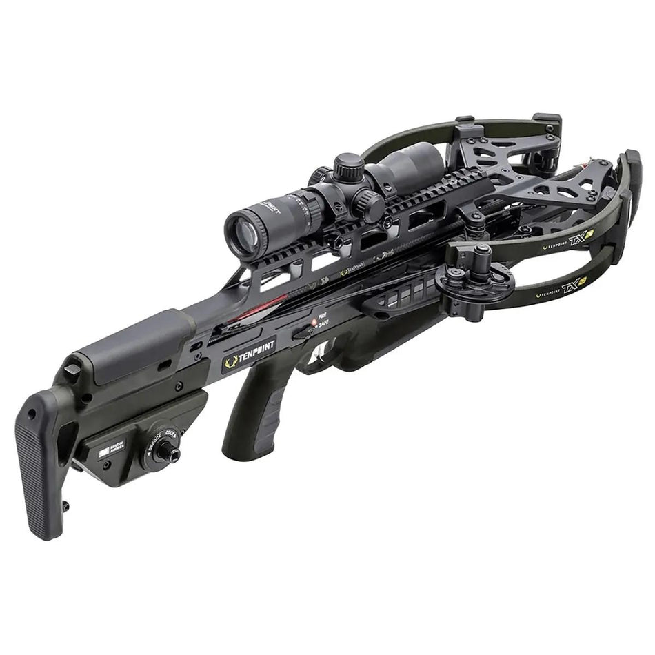 Tenpoint TRX 26 Compact Reverse Draw Crossbow with ACUslide MAXX Black