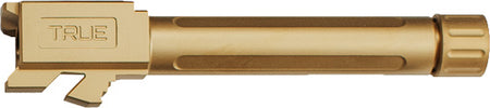 True Precision Threaded Barrel for Glock 17 Gold Titanium Nitride