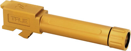 True Precision Threaded Barrel for Glock 26 Gold Titanium Nitride