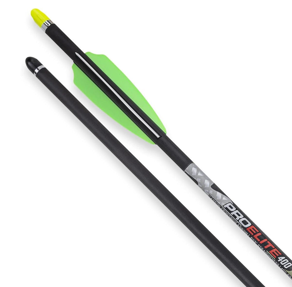 TenPoint Pro Elite 400 Carbon Arrows 20" w/ Alpha-Nock .003" Pack of 3